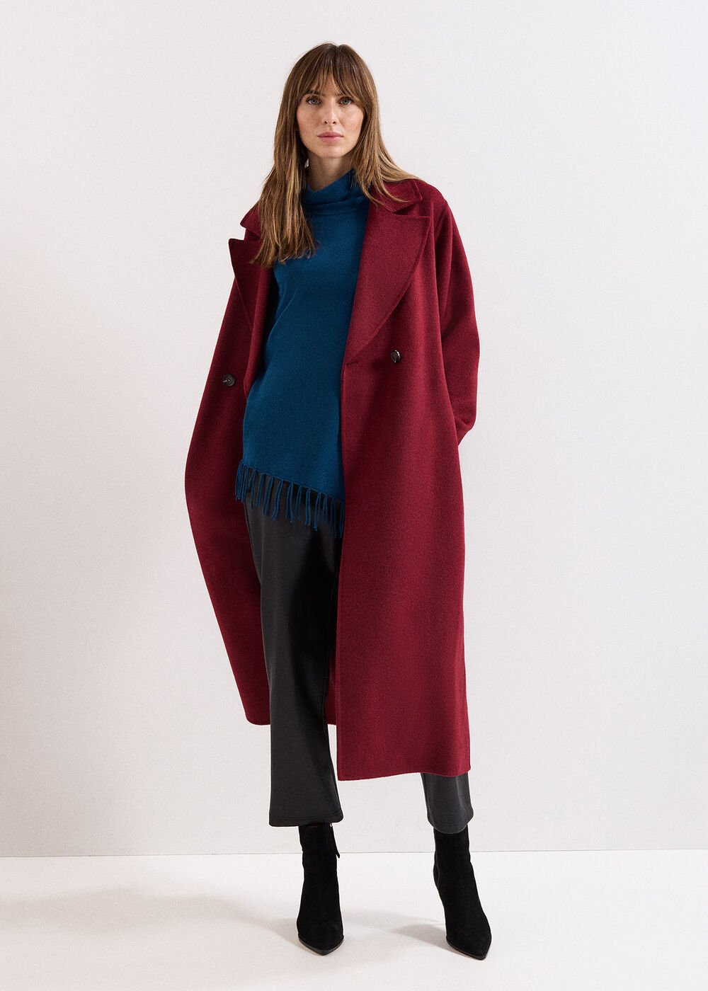 Athena Tassel Knit Blue