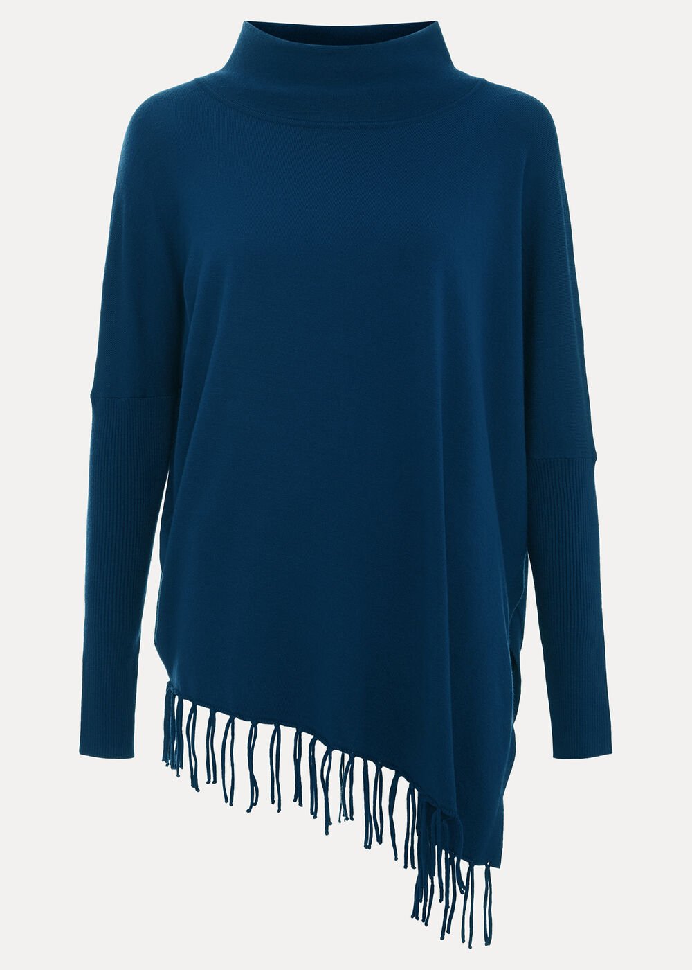 Athena Tassel Knit Blue