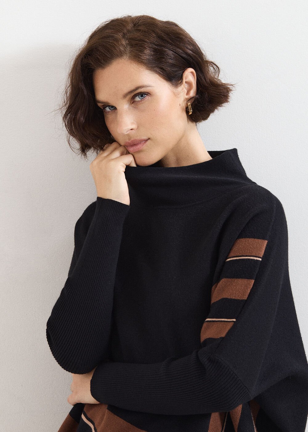 Athena Tassel Jumper Black