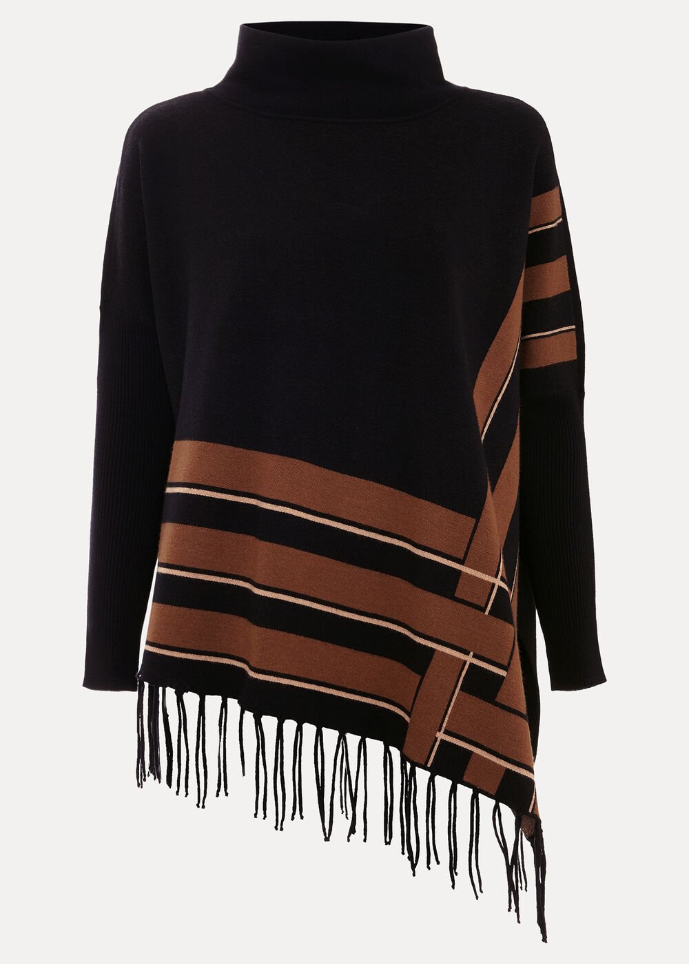 Athena Tassel Jumper Black