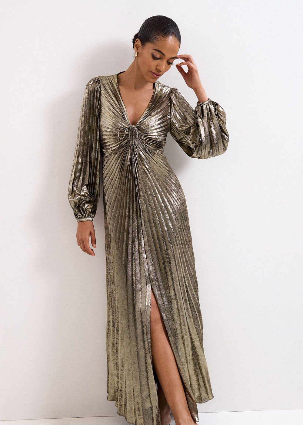 Ellen Maxi Dress Gold