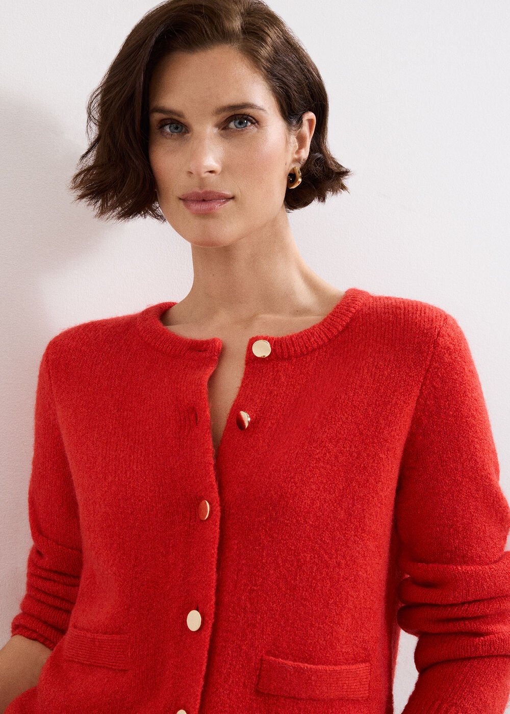 Jade Cardigan Red