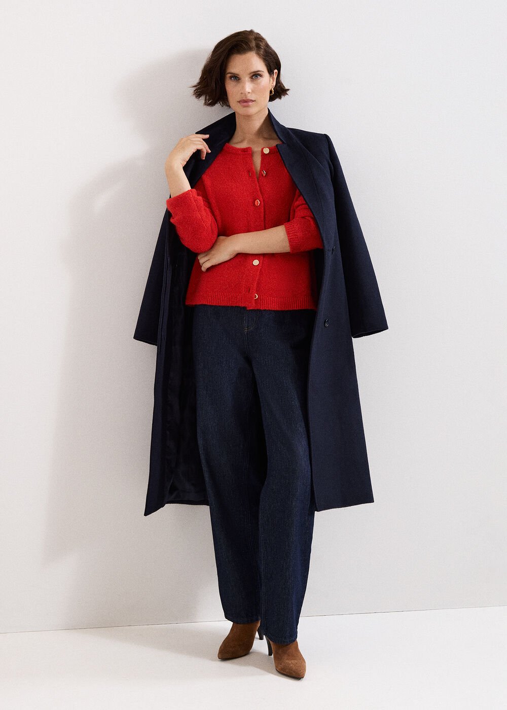 Jade Cardigan Red