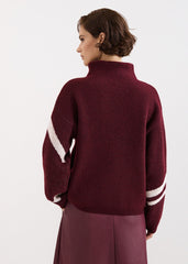 Stephanie Jumper Burgundy