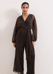 Petite Rachel Jumpsuit Gold