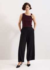 Samie Sleeveless Top Burgundy