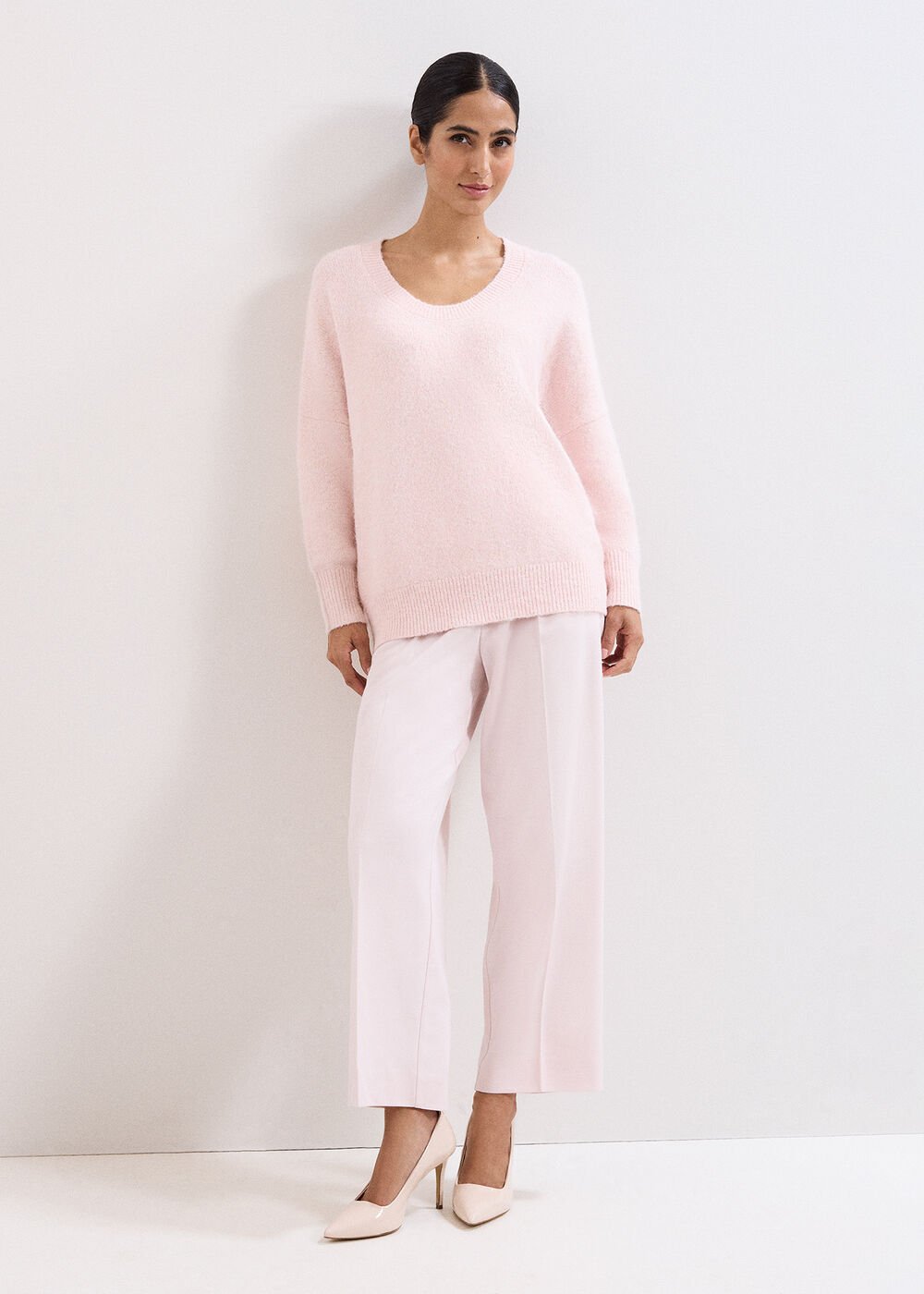 Leah Cosy Jumper Pink