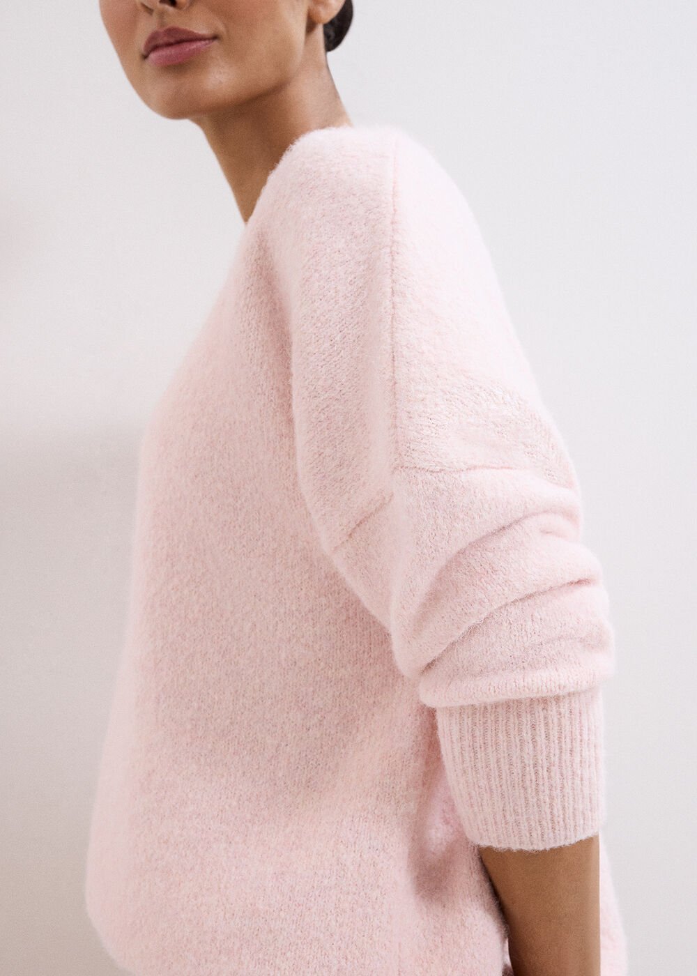 Leah Cosy Jumper Pink