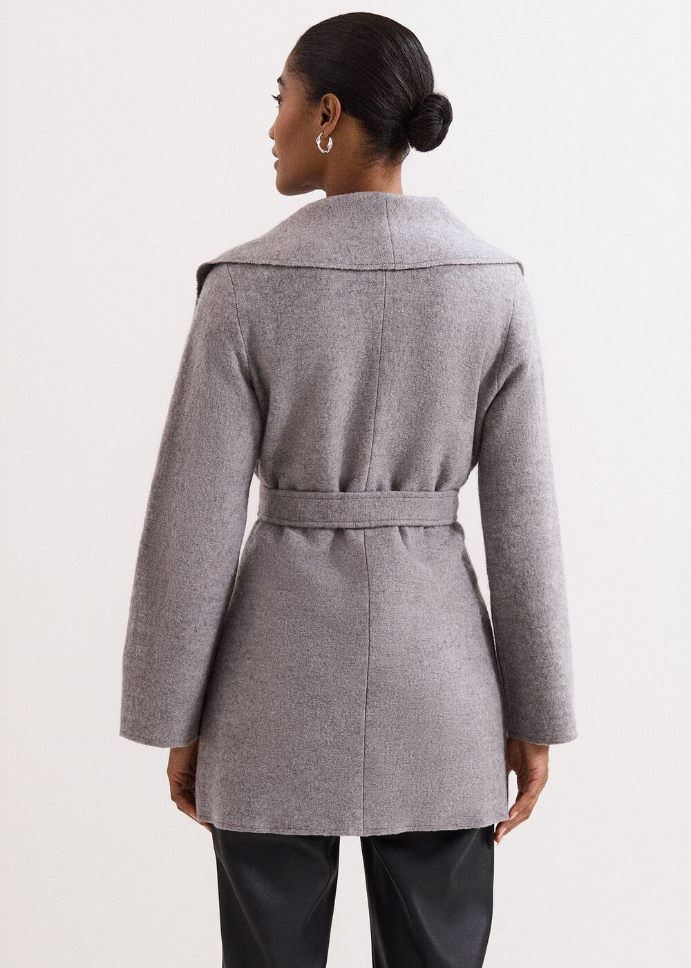 Lisa Tassel Coat Grey