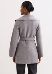 Lisa Tassel Coat Grey
