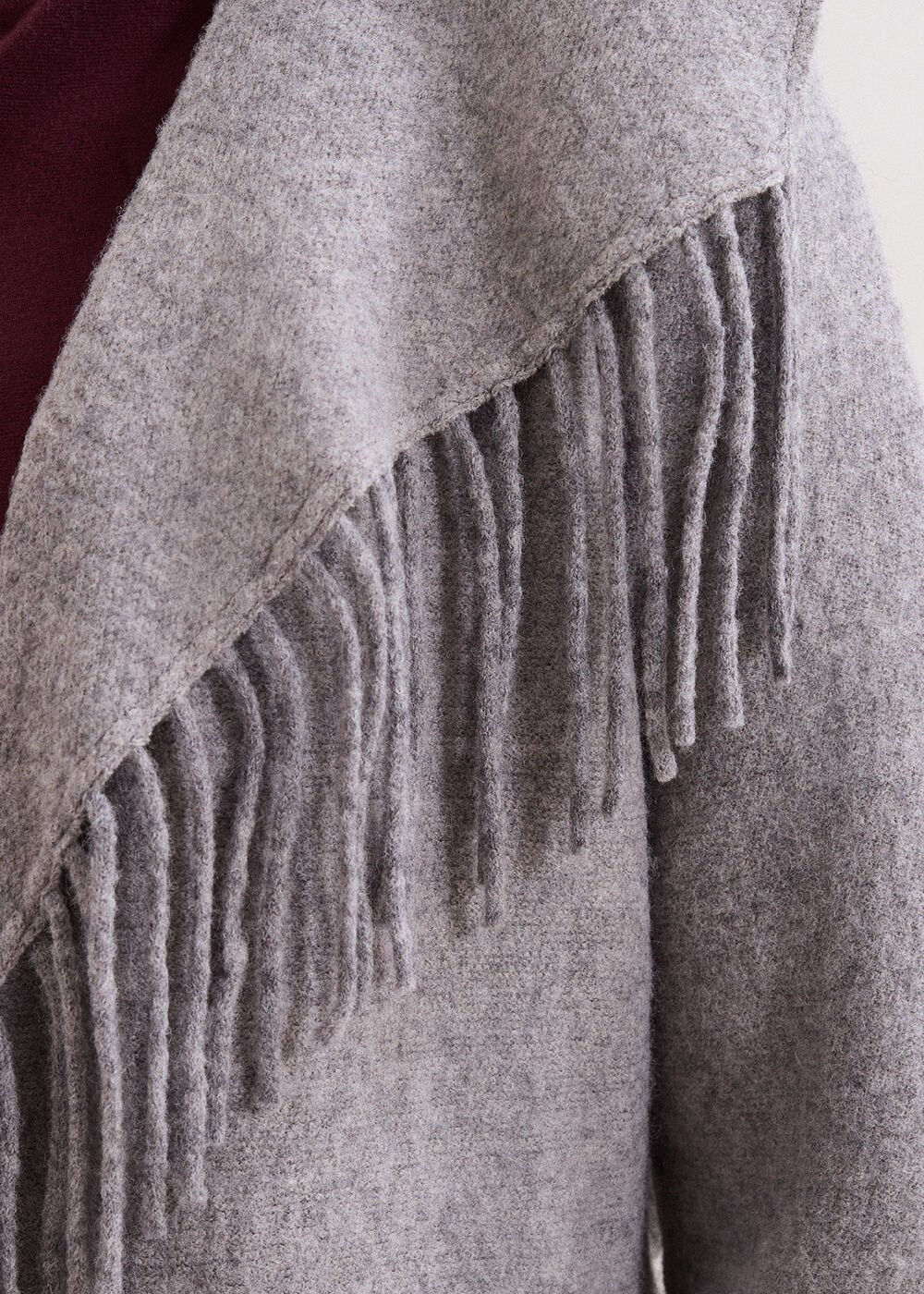 Lisa Tassel Coat Grey