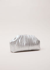 Pouch Clutch Bag Silver