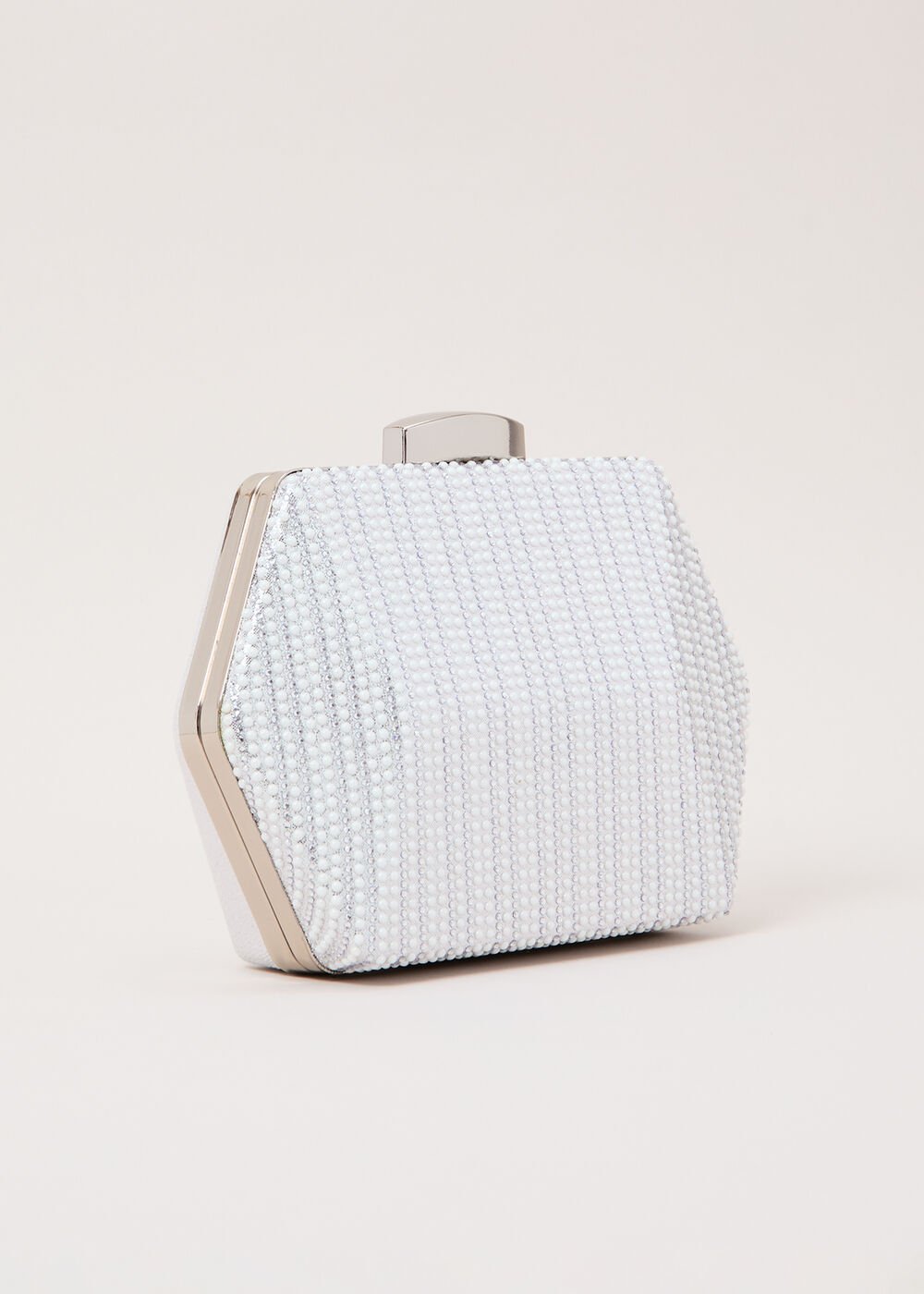 Sparkle Clutch Bag Silver