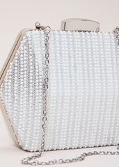 Sparkle Clutch Bag Silver