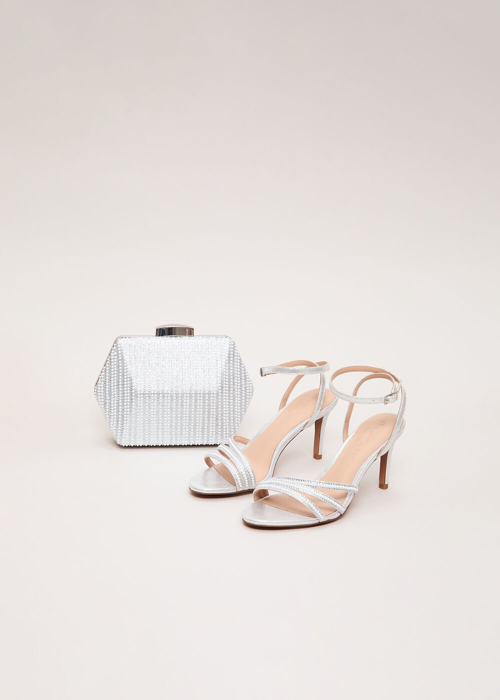 Sparkle Clutch Bag Silver