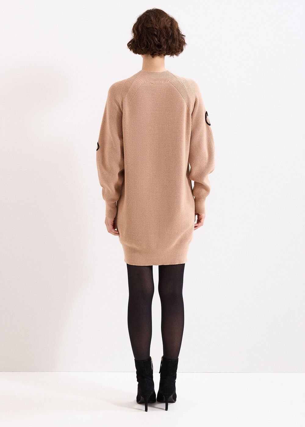 Rosa Applique Jumper Tan