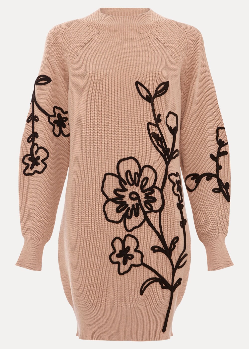 Rosa Applique Jumper Tan