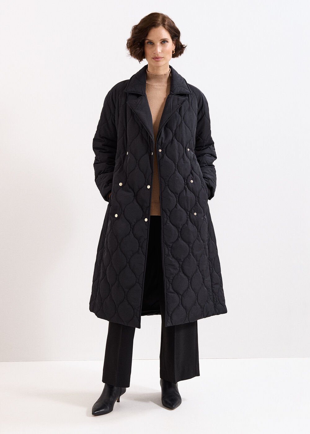 Sukie Maxi Puffer Black