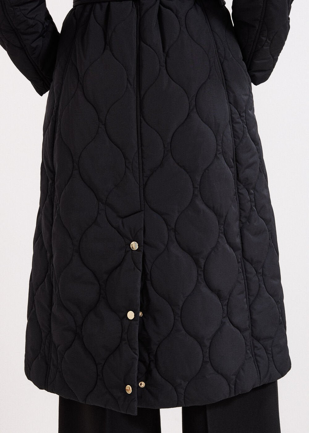 Sukie Maxi Puffer Black