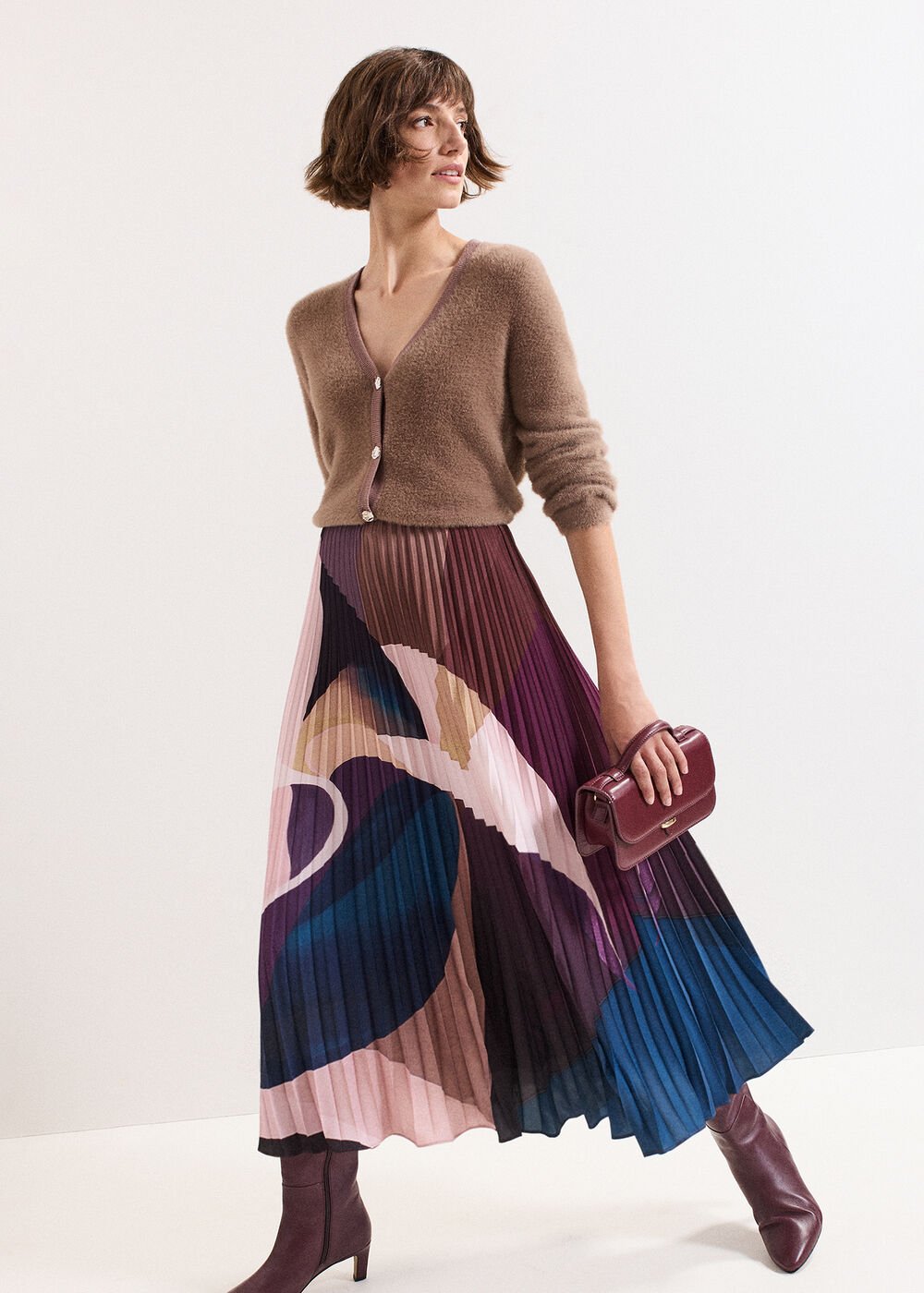 Mindy Cardigan Brown