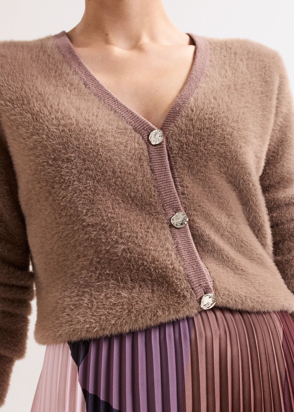 Mindy Cardigan Brown