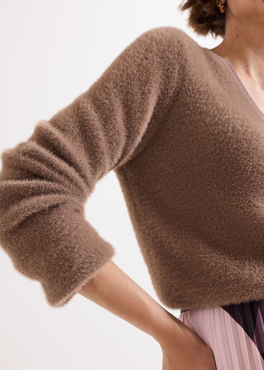 Mindy Cardigan Brown