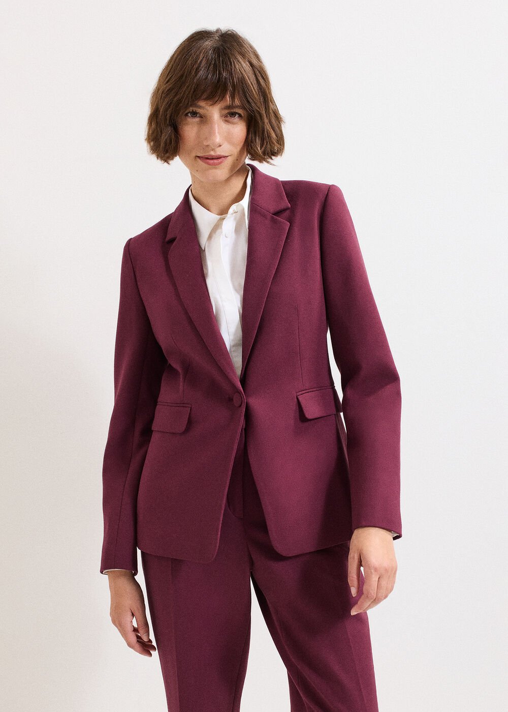 Fara Suit Jacket Burgundy