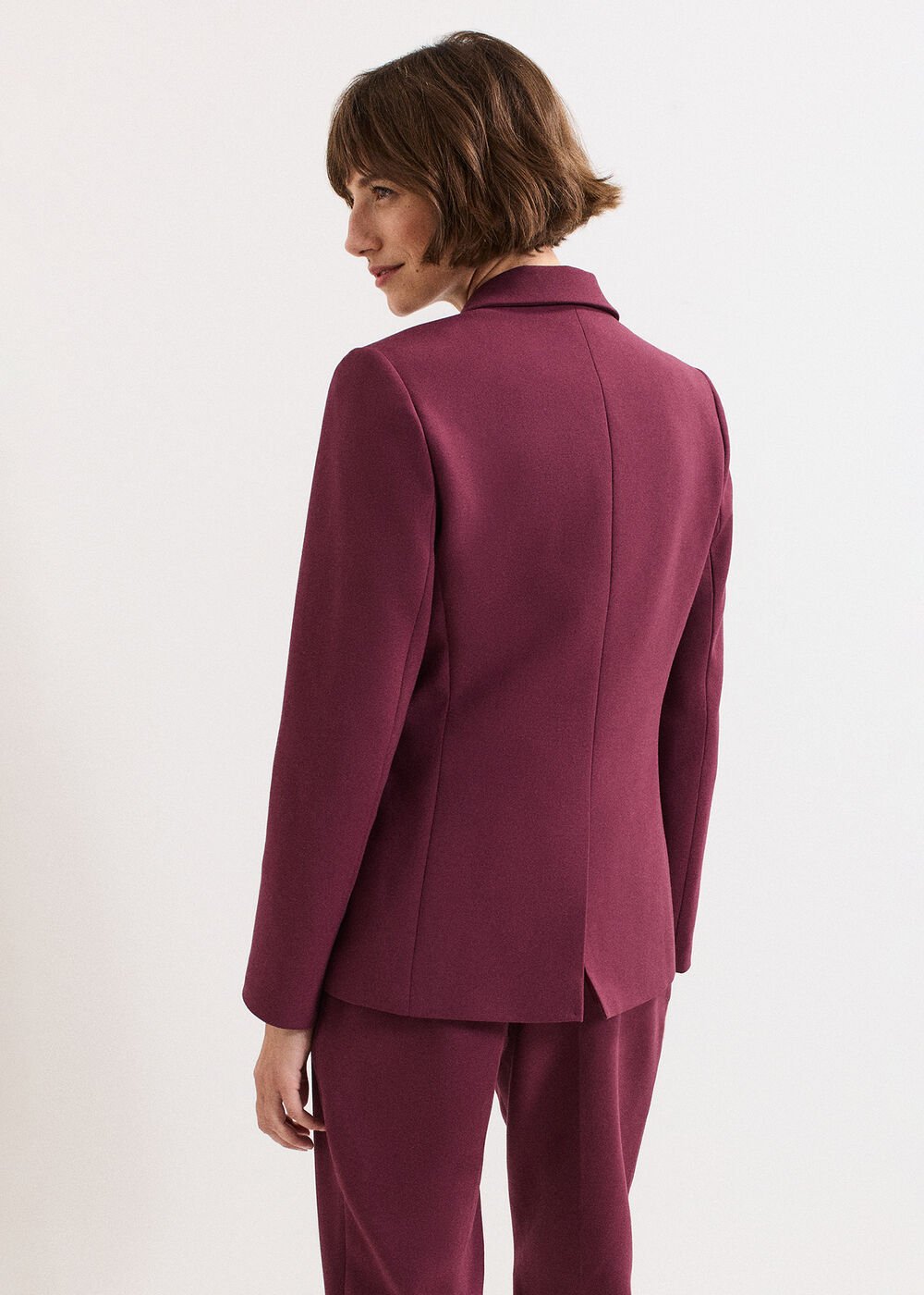 Fara Suit Jacket Burgundy