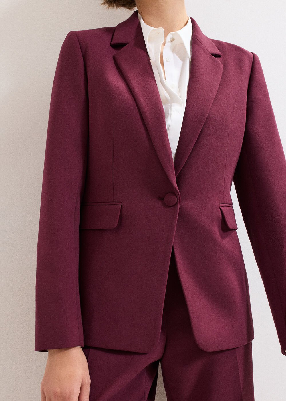 Fara Suit Jacket Burgundy