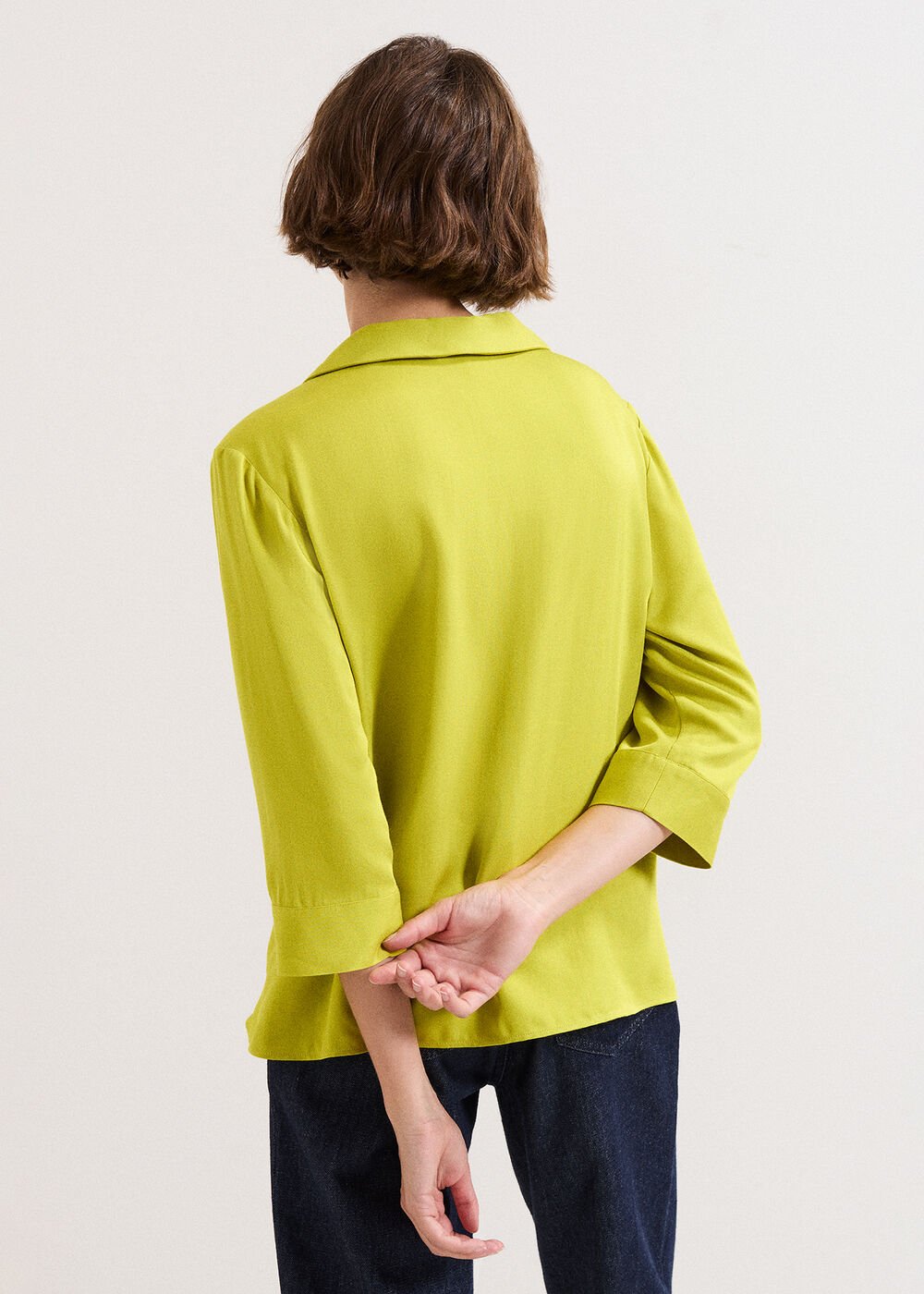 Clary Twist Shirt Green