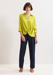 Clary Twist Shirt Green