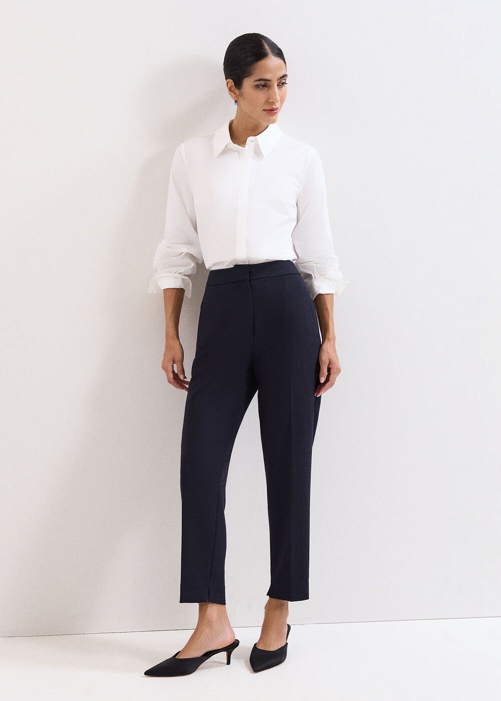 Fara Navy Trousers Navy