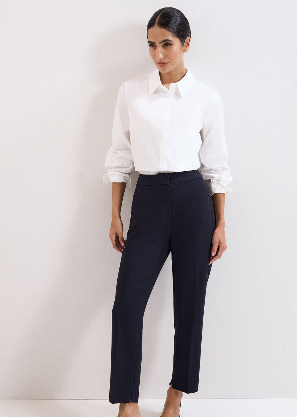 Fara Navy Trousers Navy