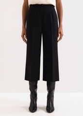 Aubrielle Black Culotte Trousers Black