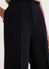 Aubrielle Black Culotte Trousers Black