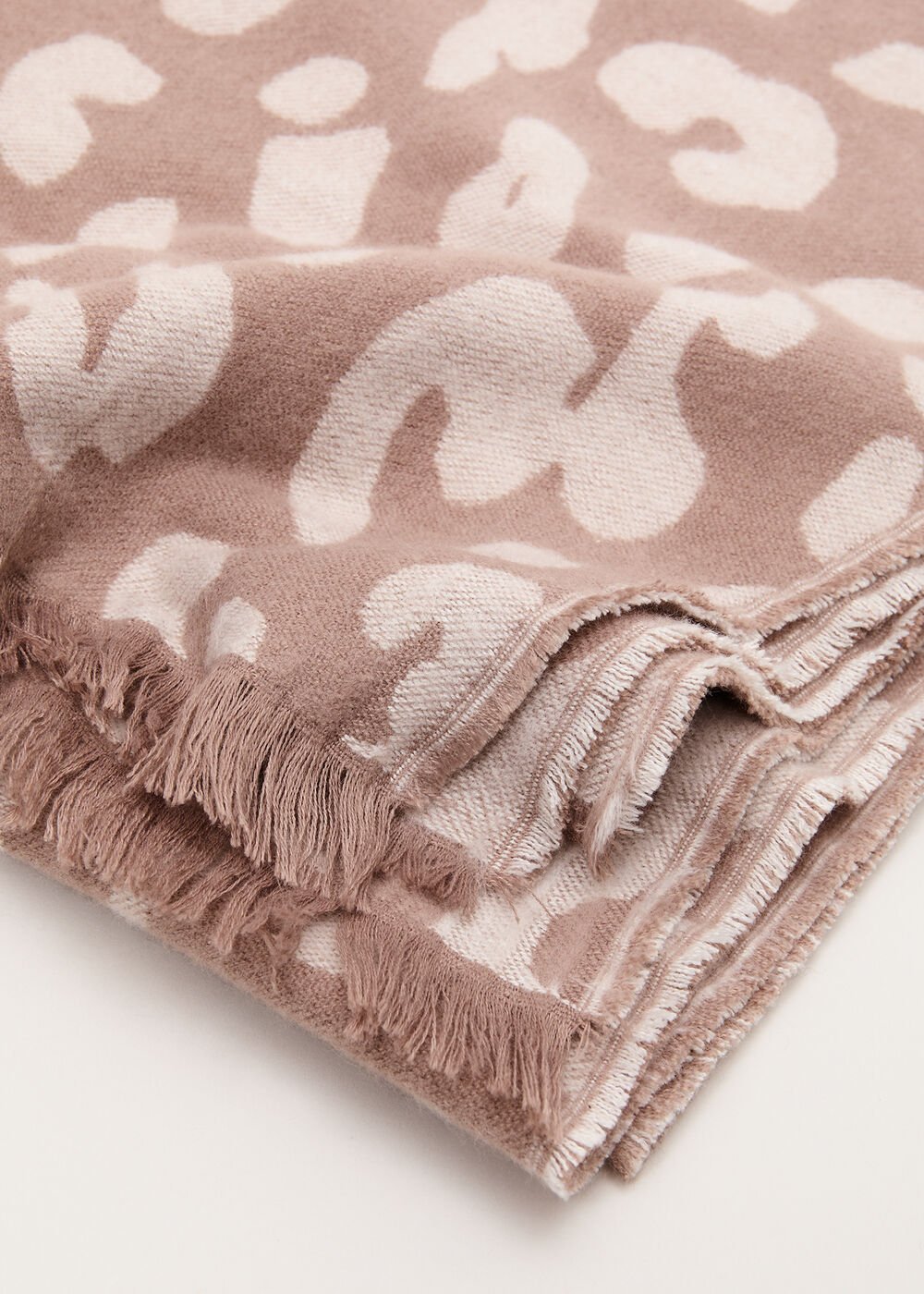 Mocha Leopard Scarf Brown