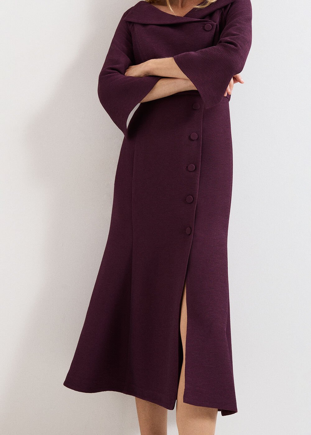 Petite Sienna Dress Burgundy