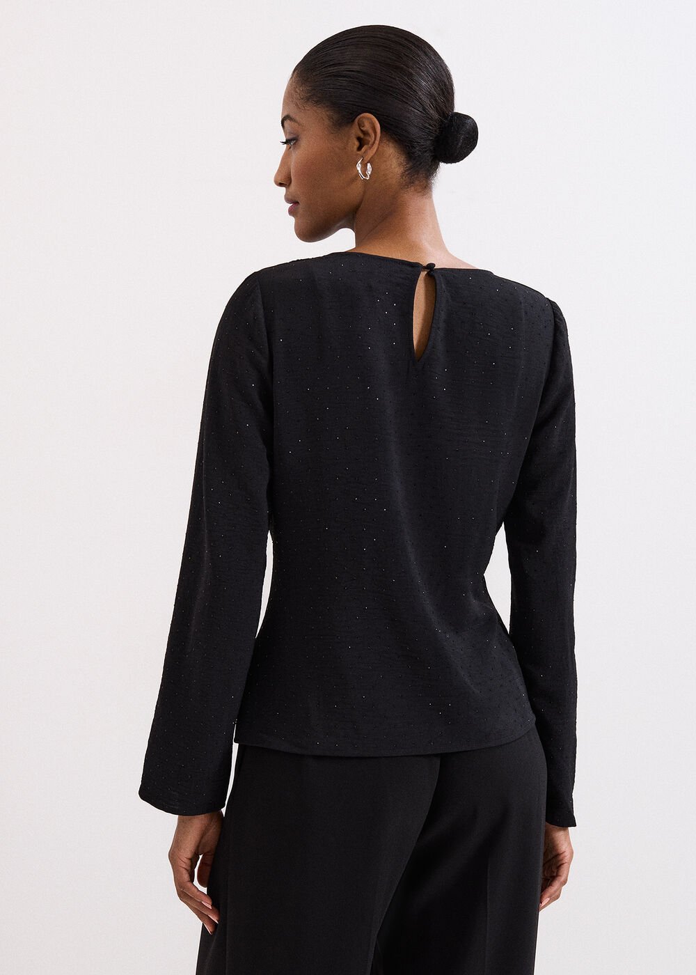 Noa Drape Top Black