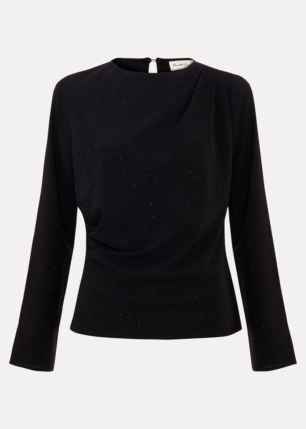 Noa Drape Top Black