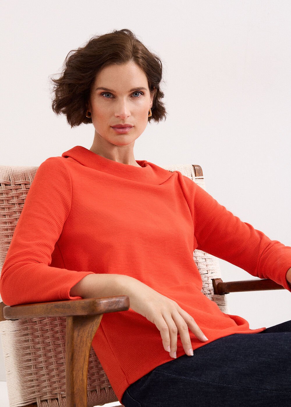 Remy Textured Top Red