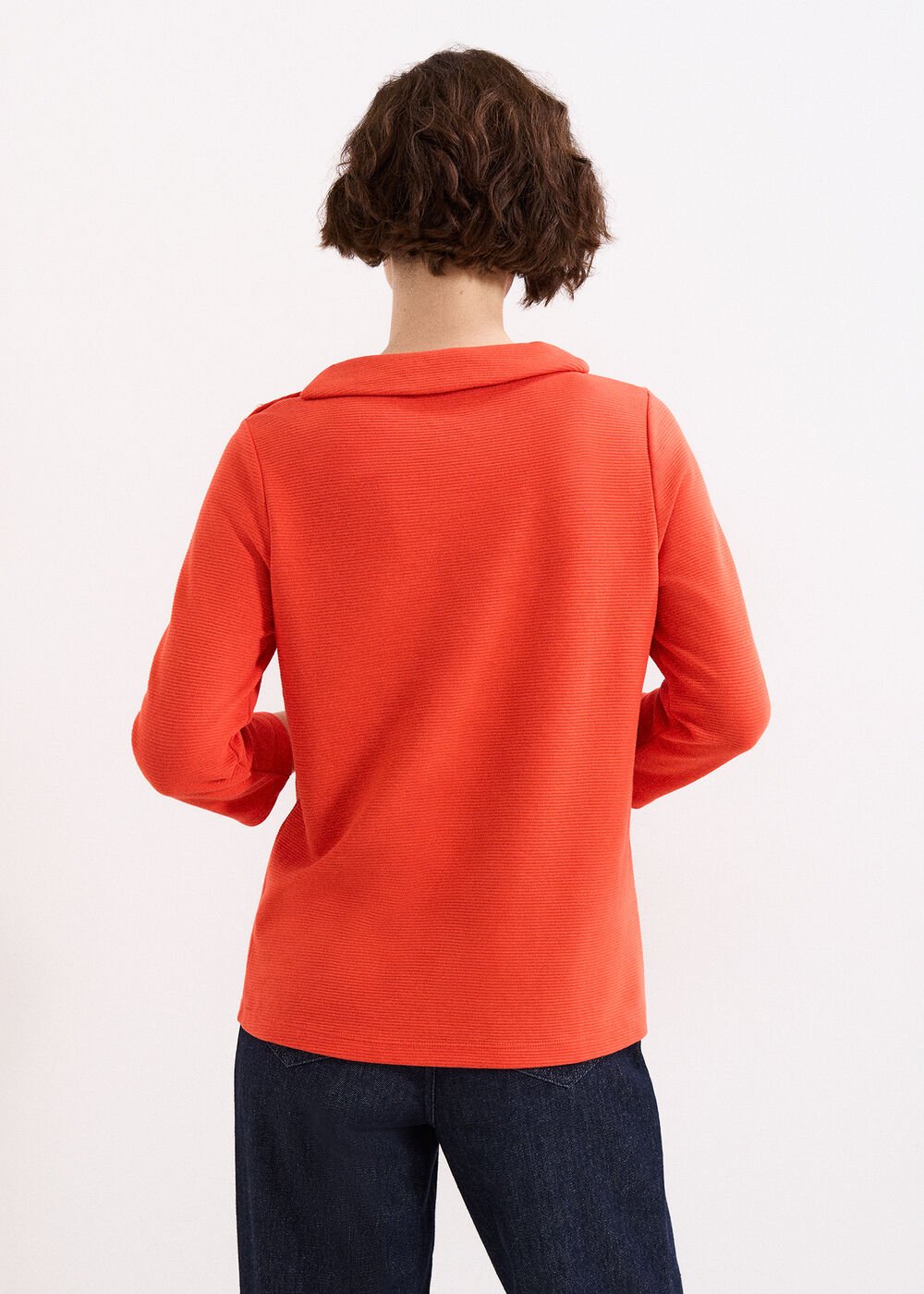 Remy Textured Top Red