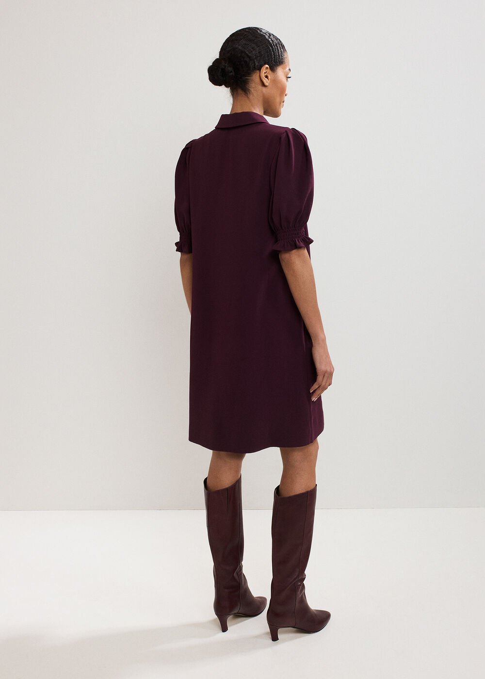 Candice Dress Burgundy