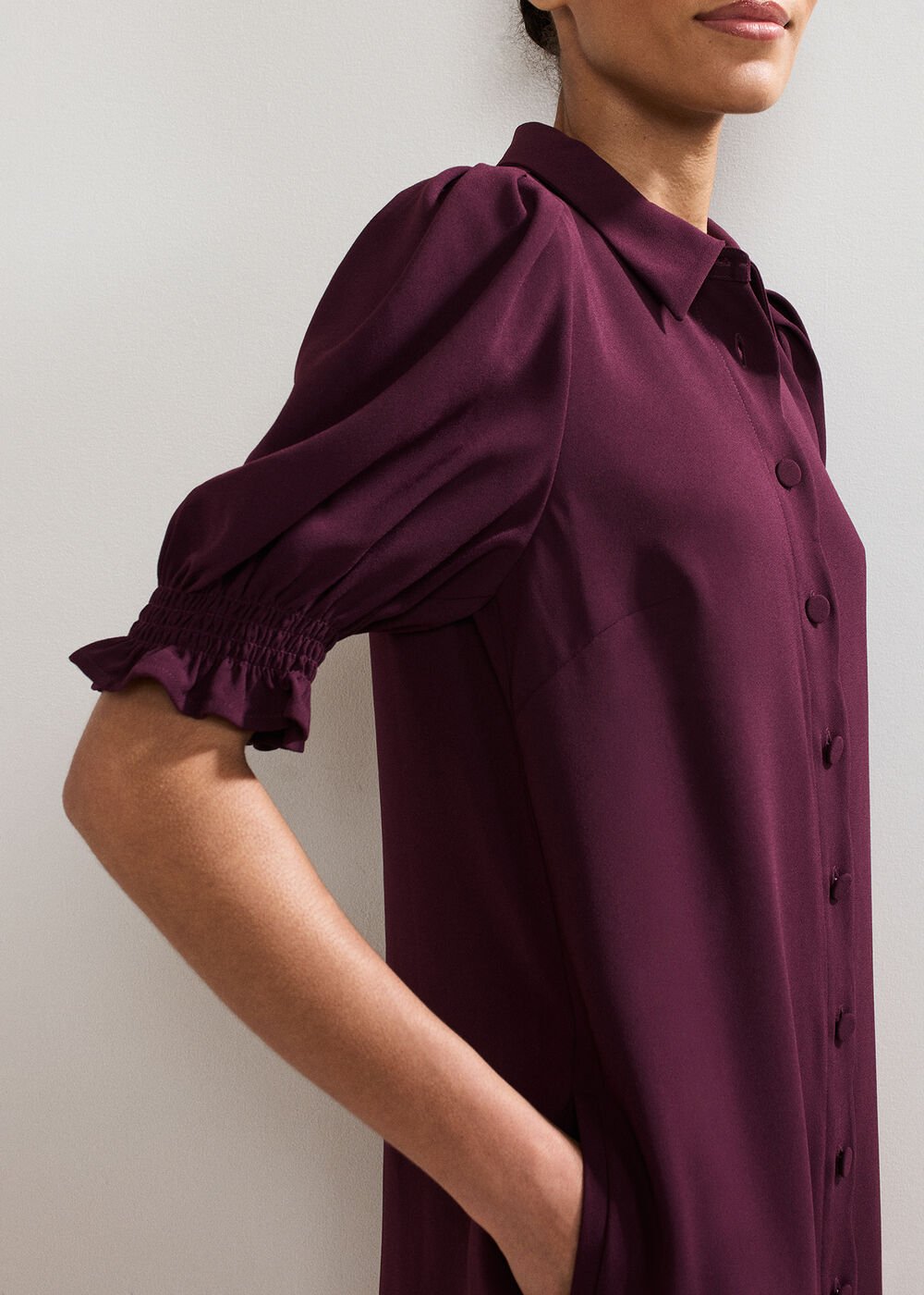 Candice Dress Burgundy