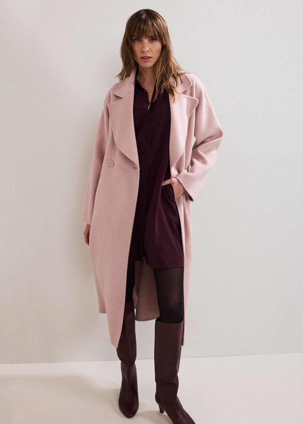 Candice Dress Burgundy