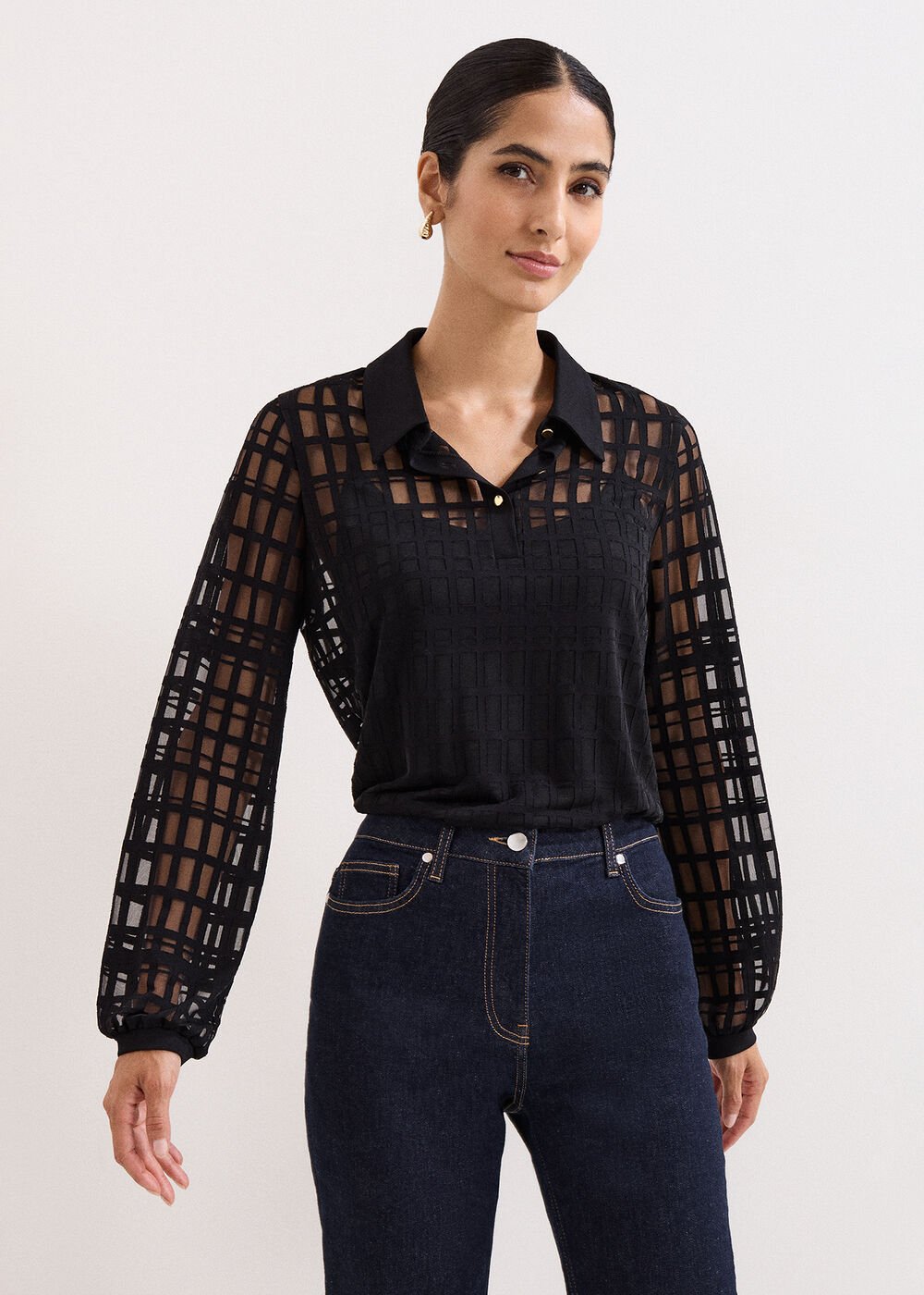 Kennedy Burnout Top Black