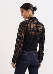Kennedy Burnout Top Black