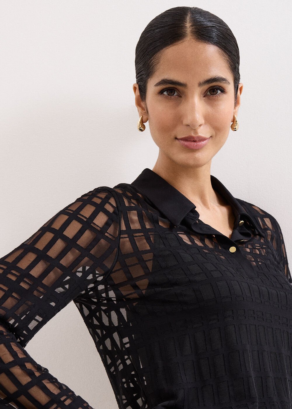 Kennedy Burnout Top Black