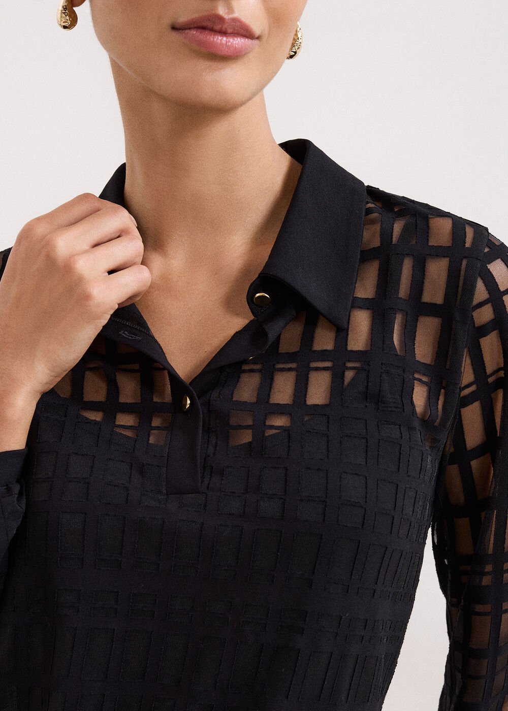 Kennedy Burnout Top Black