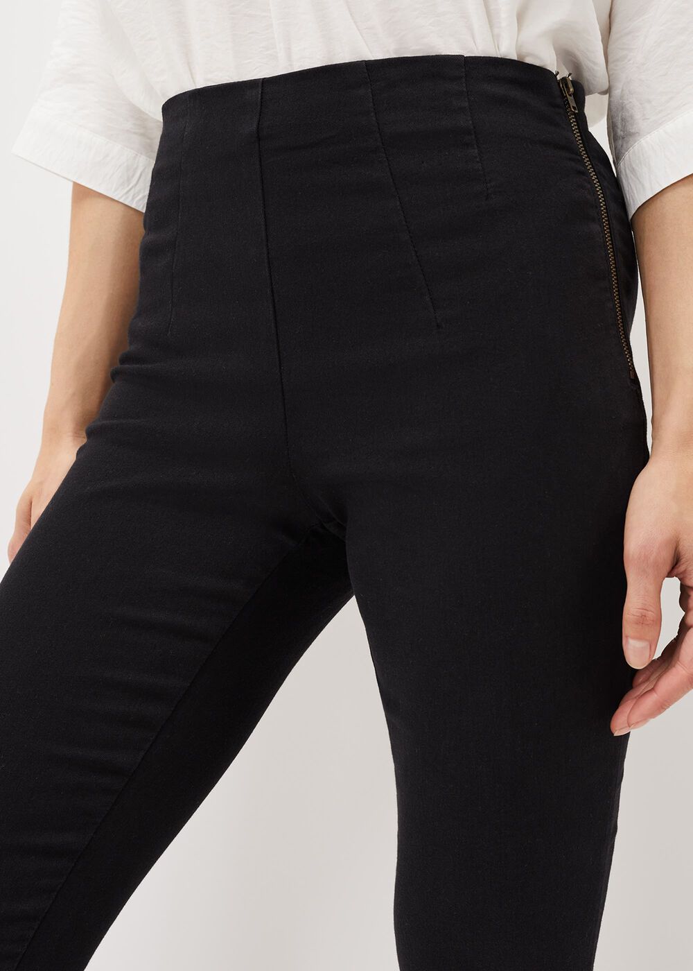 Amina Skinny Fit Jeggings Black