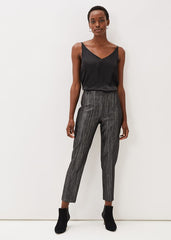 Geri Glitter Trousers Black/Silver